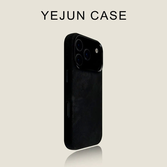 Premium Flannel Leather iPhone Case