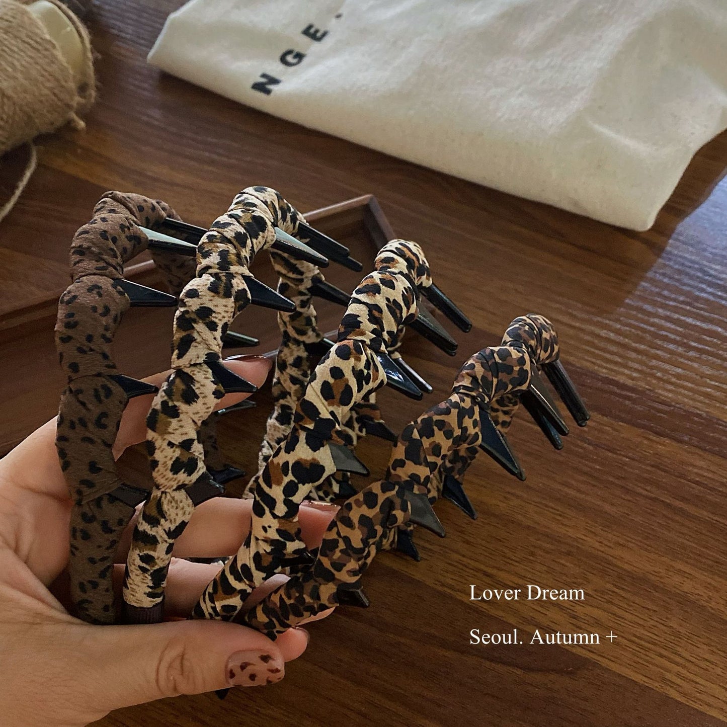 Leopard Fabric Tooth Headband