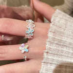 Dopamine Flower Open Ring