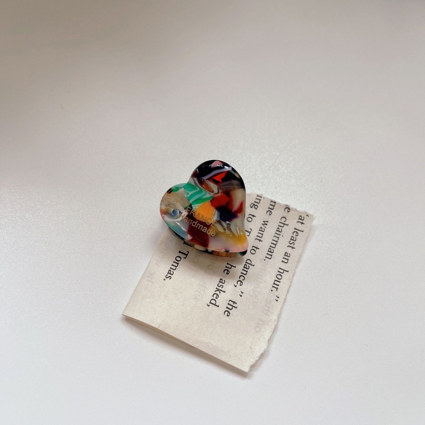 Mini Heart Hair Claw Clip