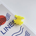 French Letter Acetate Claw Clip