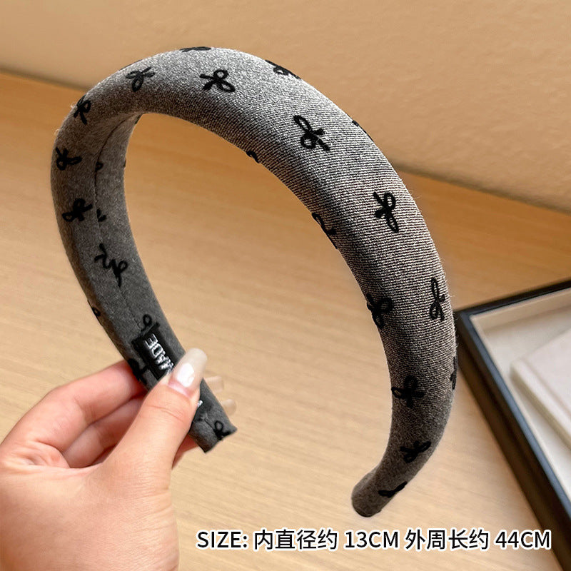 Luxury Black Bow Hair Tie