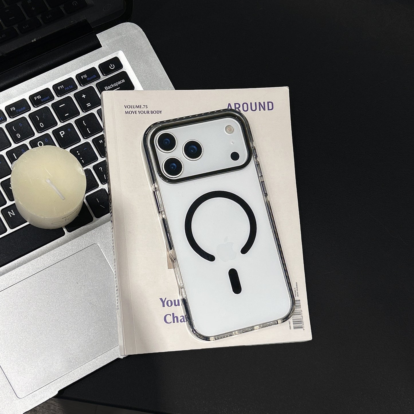Colorful Magnetic Transparent iPhone Case