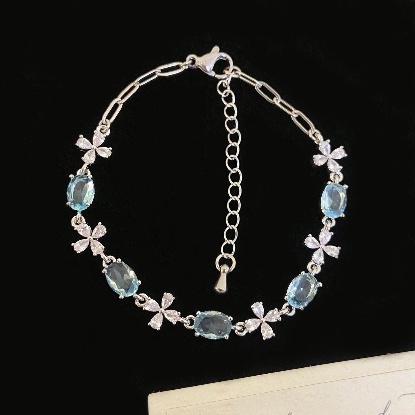 Sky Gem – Topaz & Zircon Bracelet