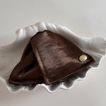 Satin Shell Triangle Hair Clip