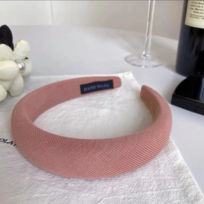 Pink Sponge High-Crown Hairband