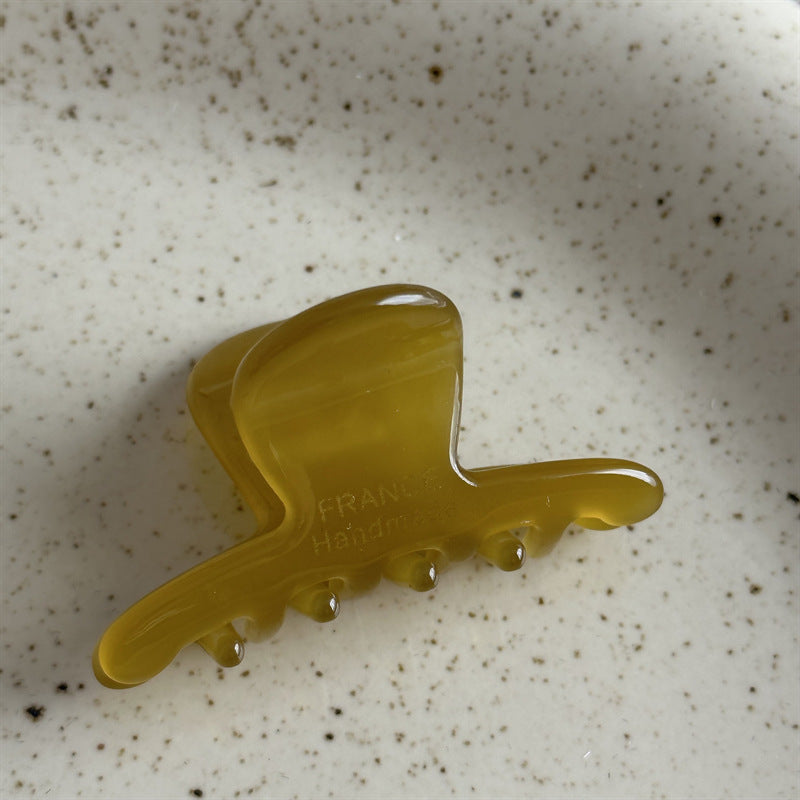 Mini Gold-Acetate Hair Claw