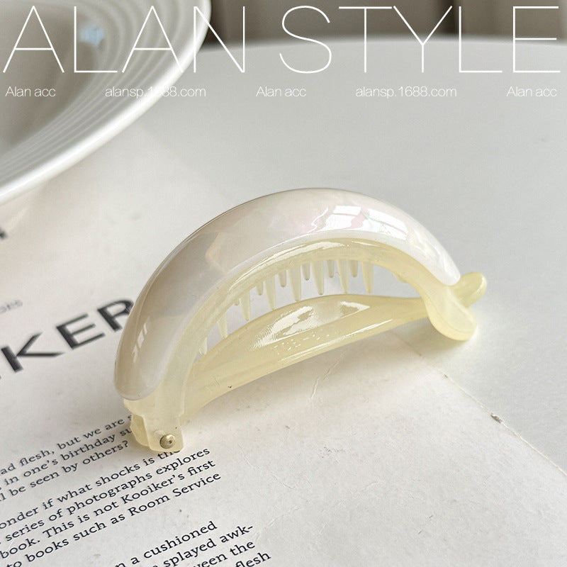 Minimalist Acetate High Ponytail Clip