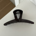 Chocolate Brown Large Hair Clip
