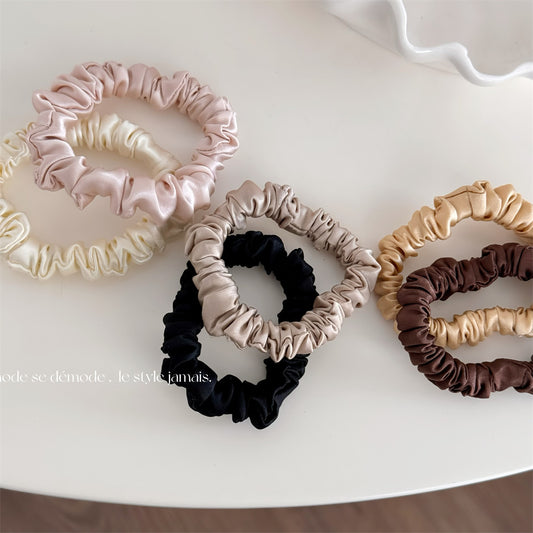 Silk Fabric Mini Hair Tie