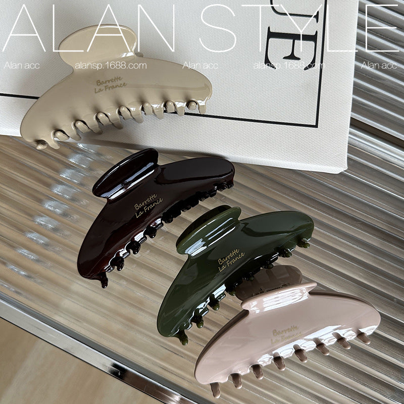 Morandi Color Acetate Hair Clip