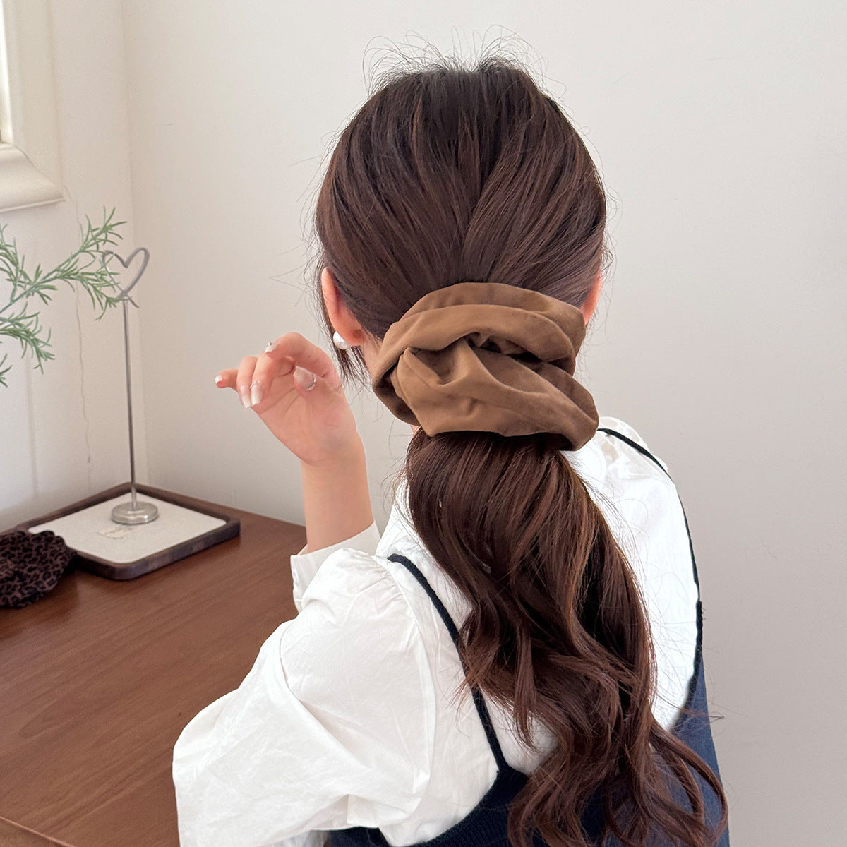 French Velvet Large Scrunchie