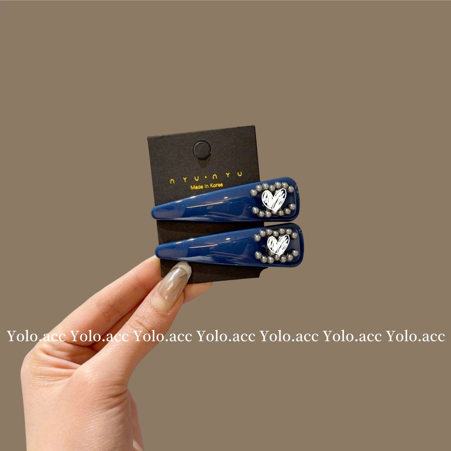 Pearl Triangle Chic Hair Clip