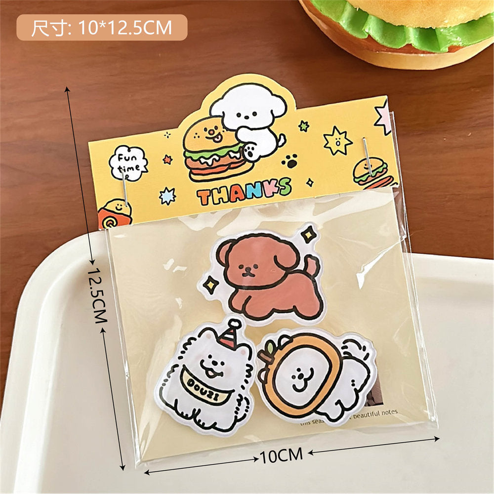 Cute Dog Keychain & Pin Set