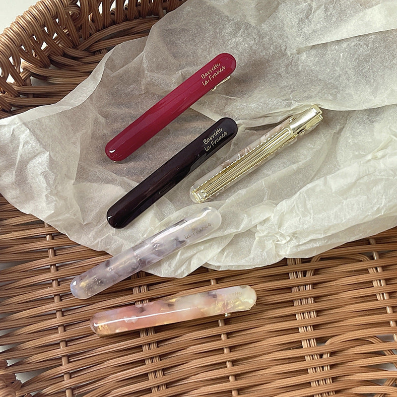 Korean Gold Barrette Hair Clip