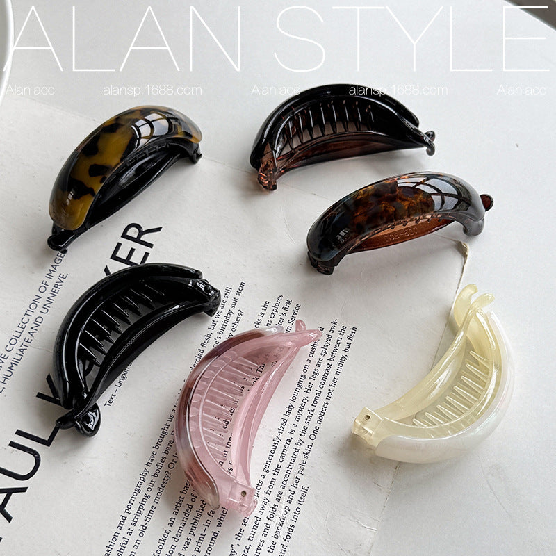 Minimalist Acetate High Ponytail Clip