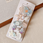 Ocean Shell Star Hair Clip