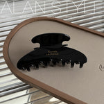 Black Medium Acetate Hair Clip