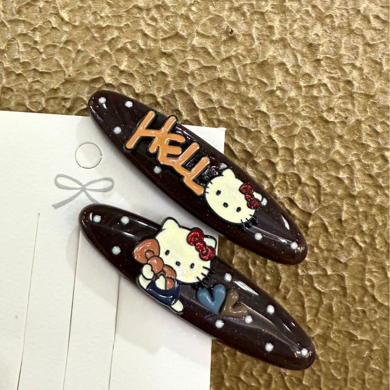 Hello Kitty Polka Dot Hair Clip
