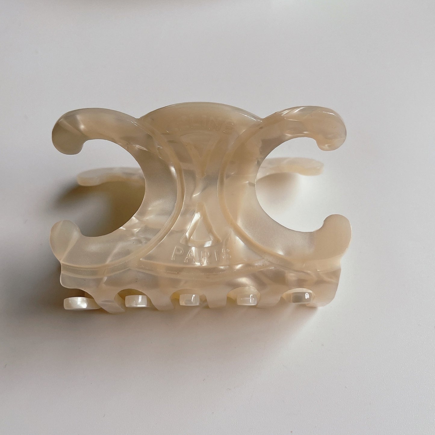 French Letter Acetate Claw Clip