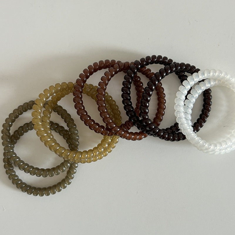 Basic Jelly Telephone Hair Coil