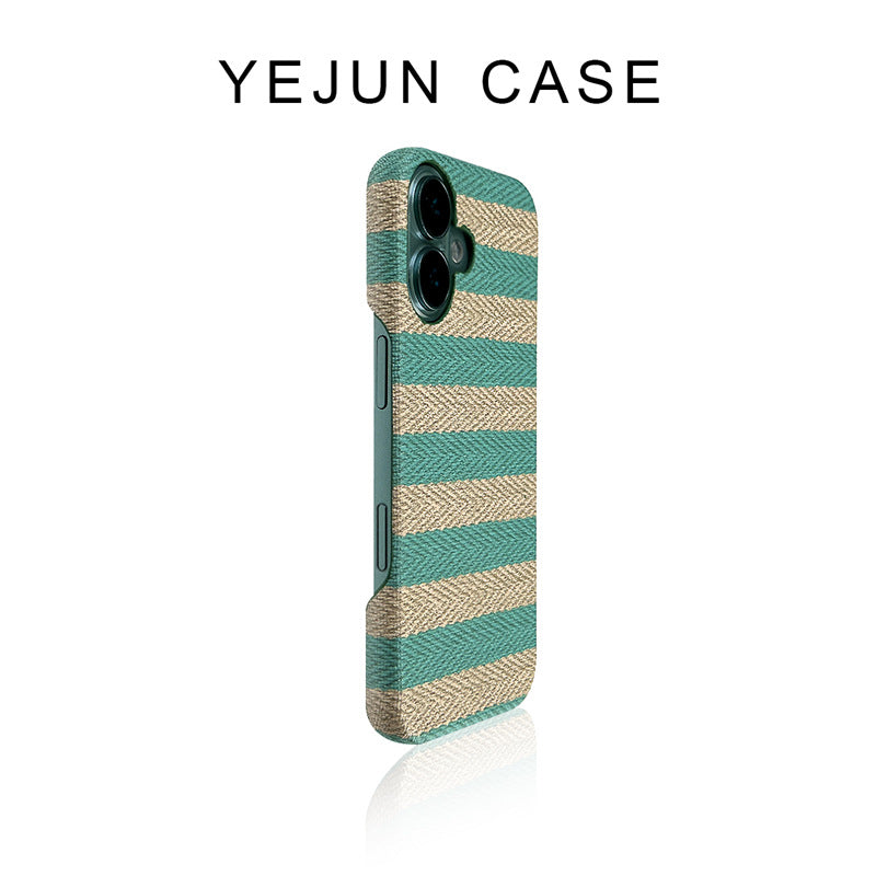 Stripe Fabric iPhone Case (Multi-Color Options)
