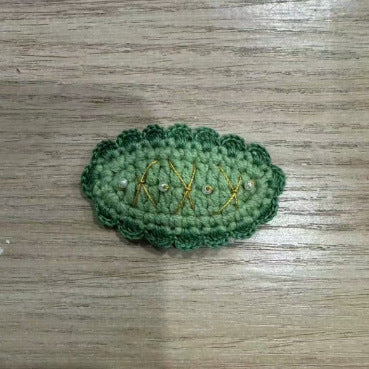 Christmas Knit Hair Clip