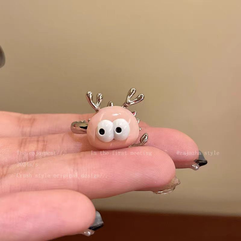 Cute Cartoon Alloy Ring