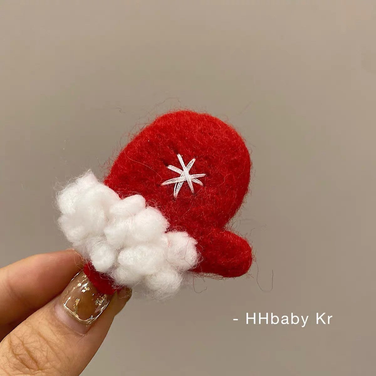 Red Christmas Hat Plush Headband