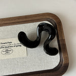 Geometric Wave Hair Claw