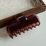 Solid Jelly Acetate Hair Clip