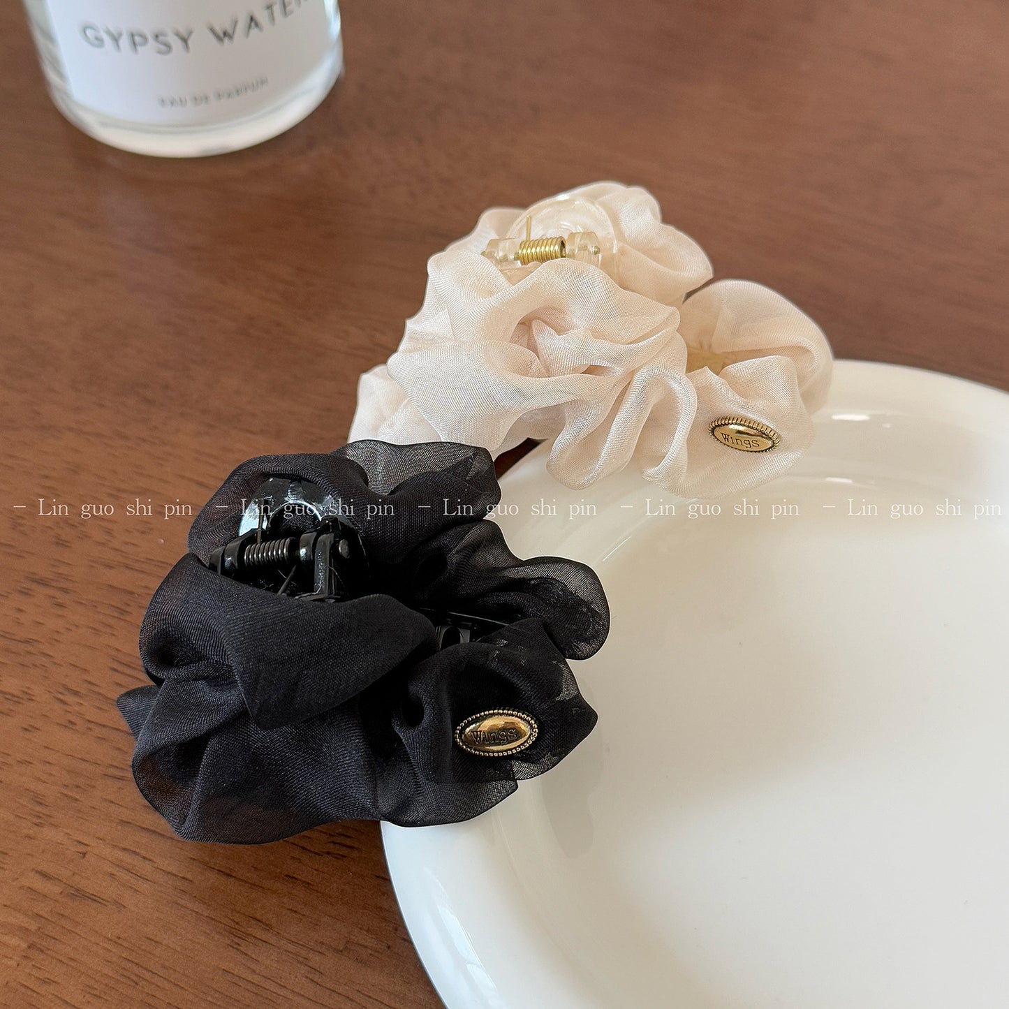 Delicate Mesh Half-Up Hair Claw