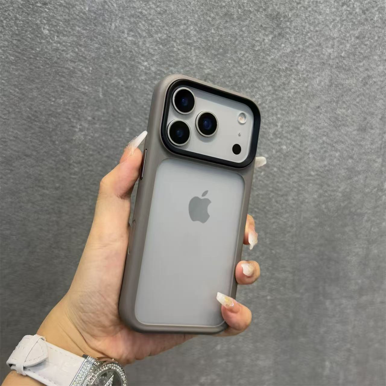 Matte Frosted Shockproof iPhone Case