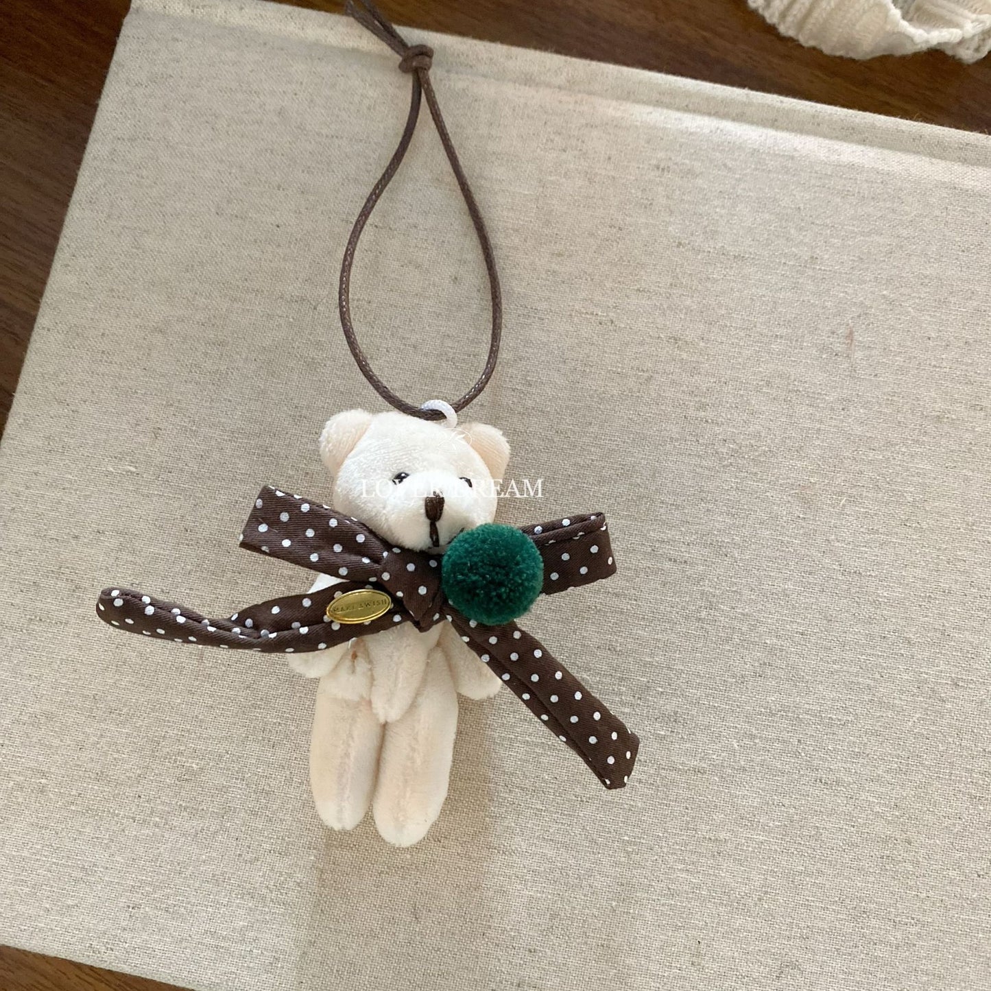 Red New Year Bear & Bunny Keychain