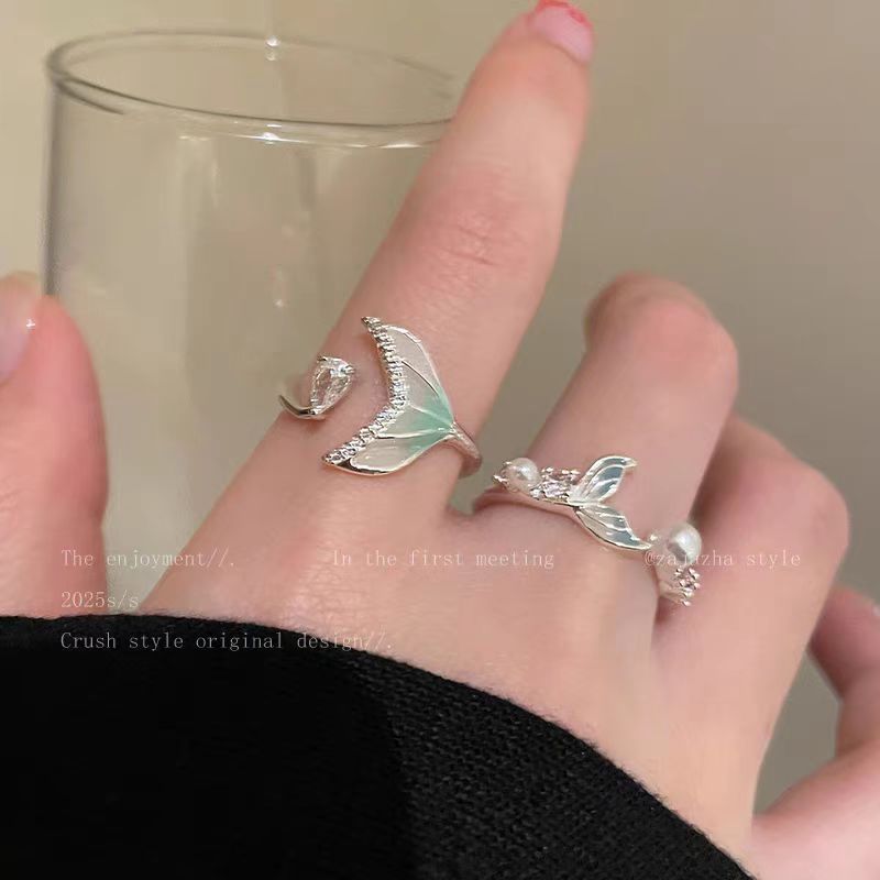 Gradient Zircon Mermaid Ring