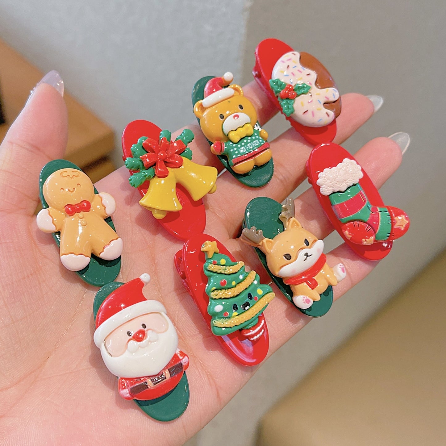 Christmas Bangs Hair Clip