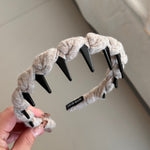 Twisted Braided Wide-Tooth Headband