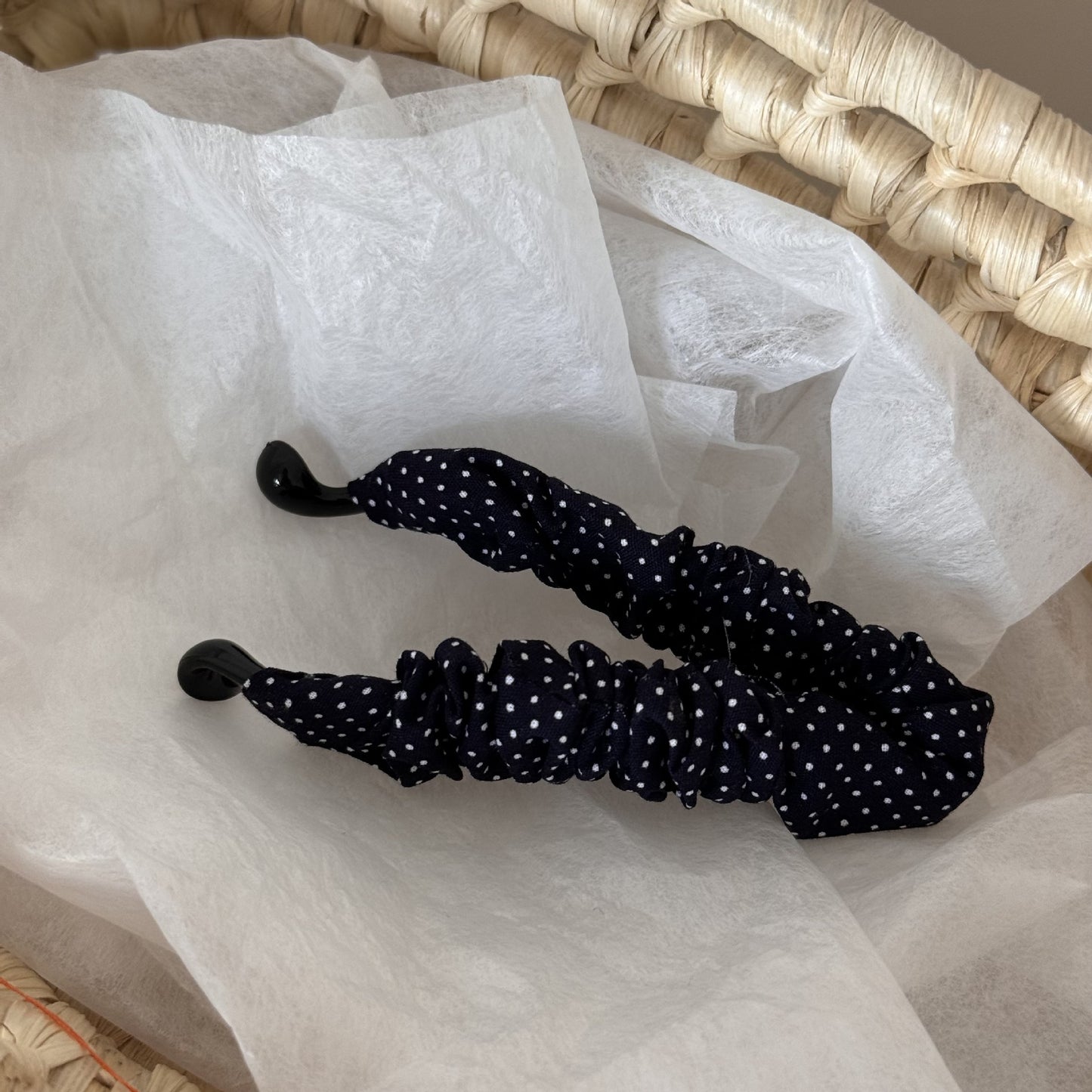 Vintage Polka Dot Banana Clip