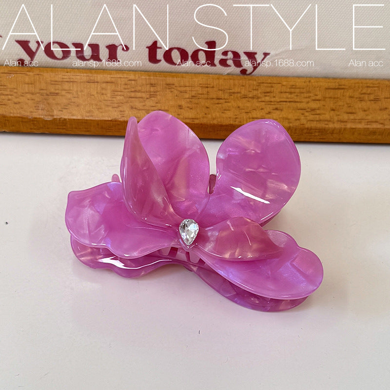 Bougainvillea Acetate Hair Clip