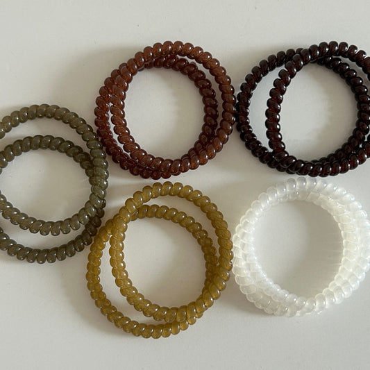 Basic Jelly Telephone Hair Coil