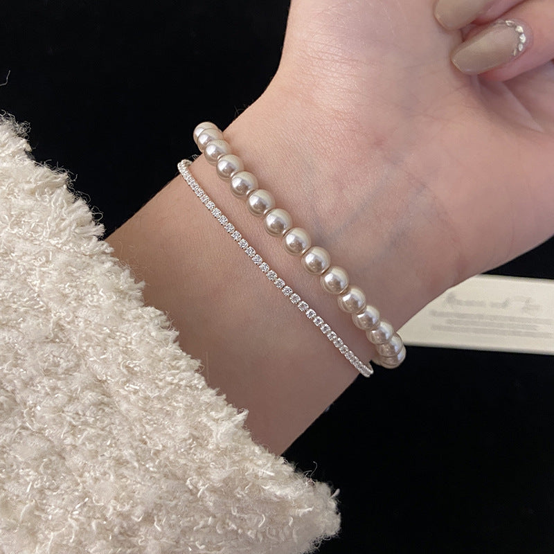 Rose Pull – Manta Pearl Adjustable Bracelet