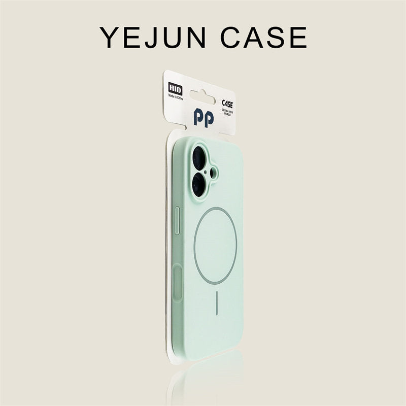 Color Block Magnetic Pop Grip iPhone Case