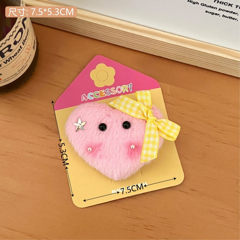 Plush Star Hair Clip for Kids