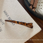 Leopard Print Bangs Clip