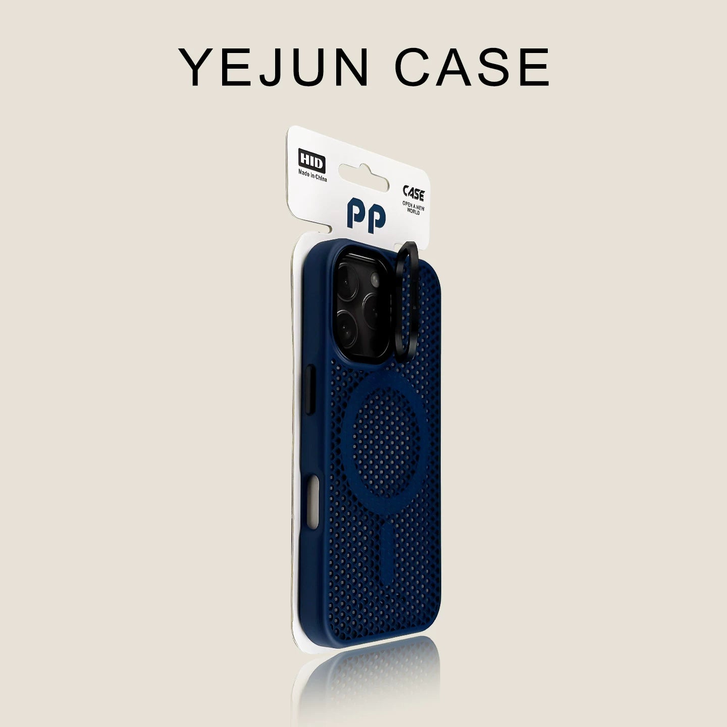 Orange Breathable Cooling MagSafe Case – Lens Stand Edition