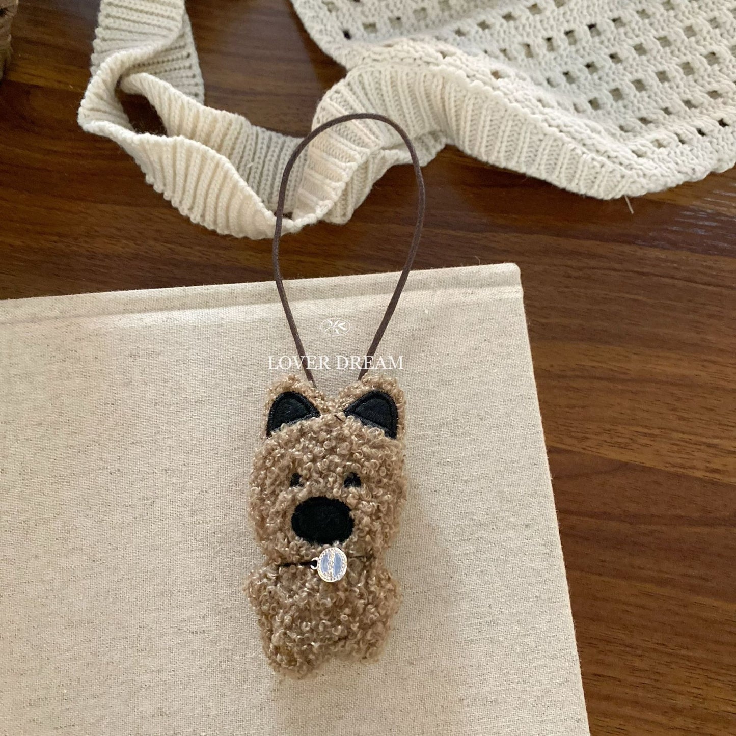 Red New Year Bear & Bunny Keychain