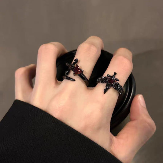 Dark Villain Gun Ring