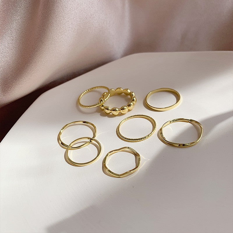 Minimalist Adjustable Ring Set