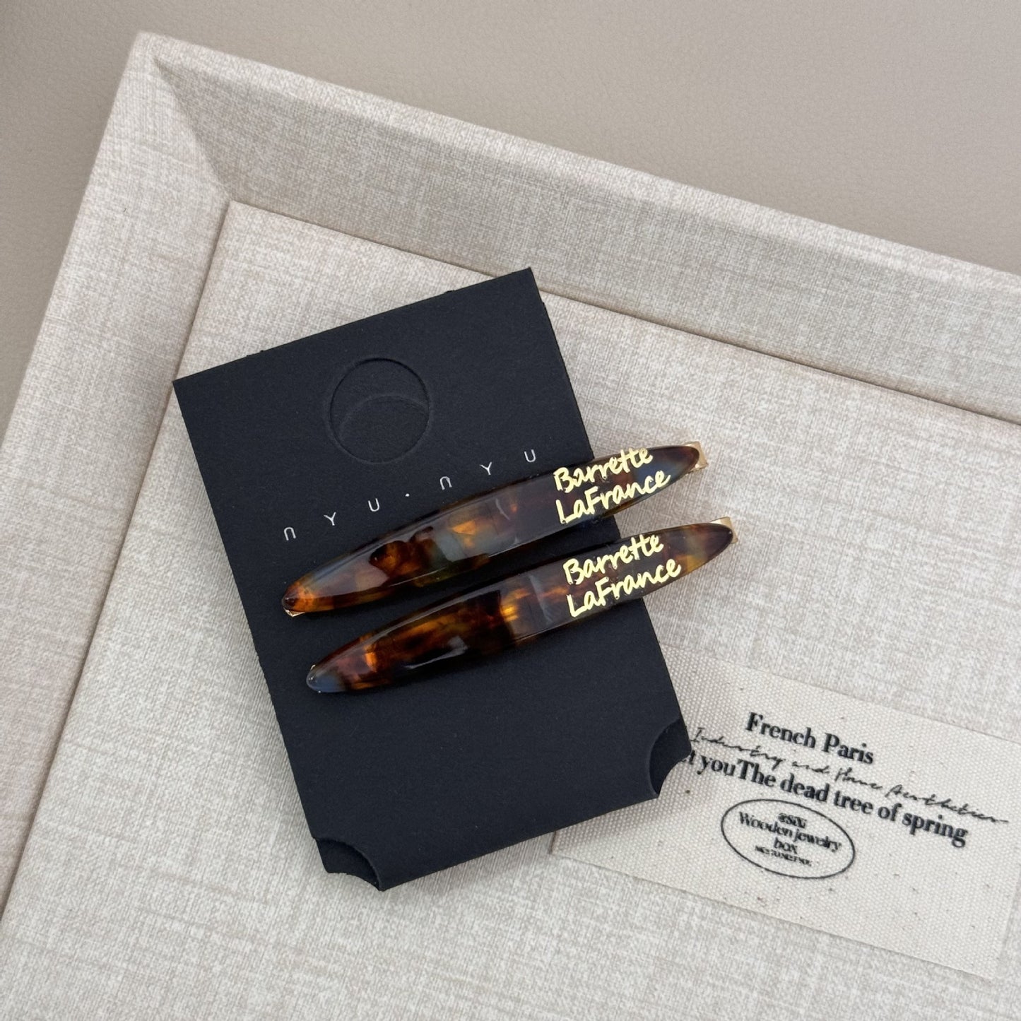 Acetate Barrette Hair Clip