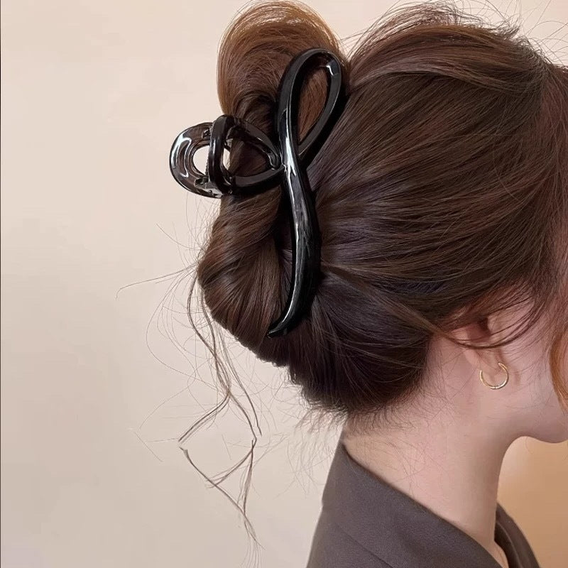 Large Hollow Hair Claw Clip